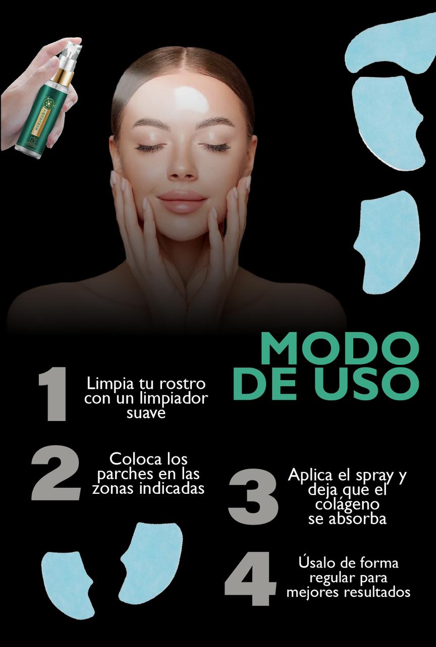 HYDRA - COLLAGEN parches de colágeno + Spray activador con vitamina C