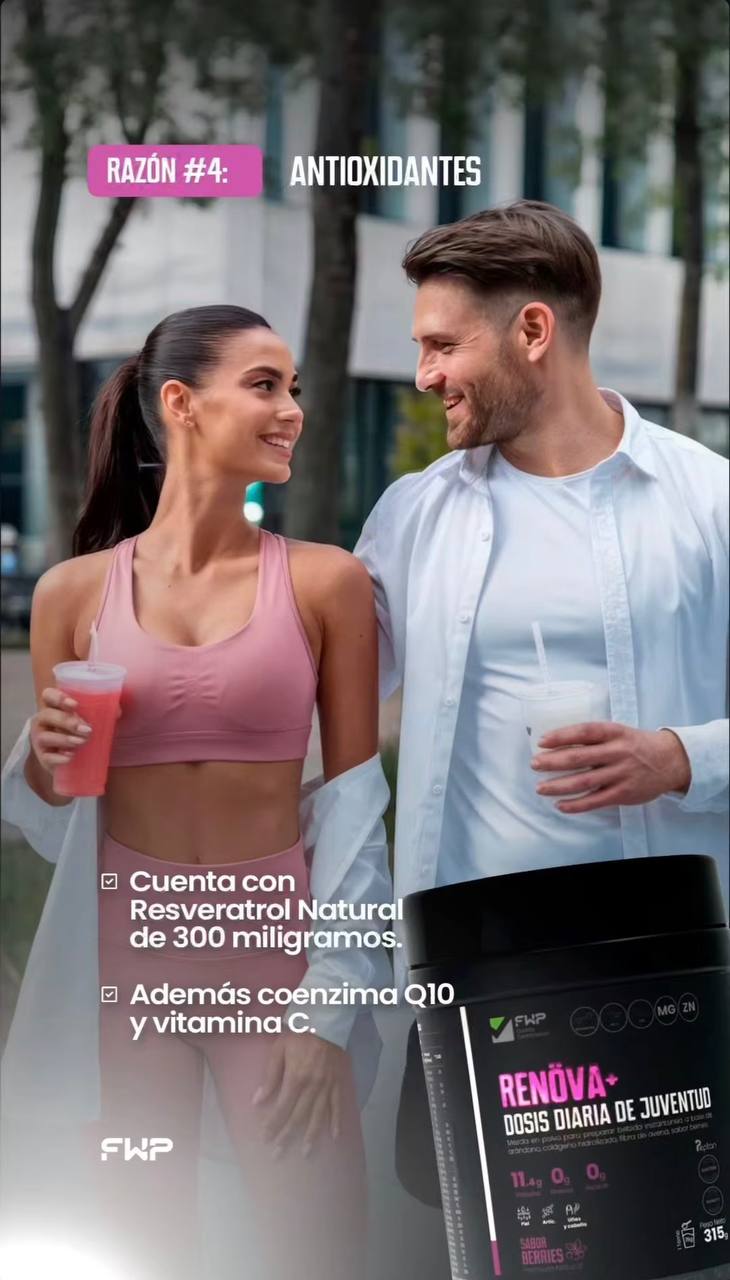 RENOVA+ COLÁGENO CON BIOPEPTIDOS ACTIVOS & RESVERATROL