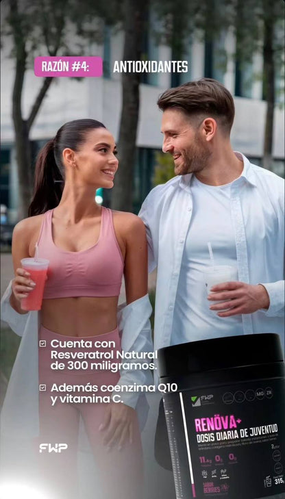 RENOVA+ COLÁGENO CON BIOPEPTIDOS ACTIVOS & RESVERATROL